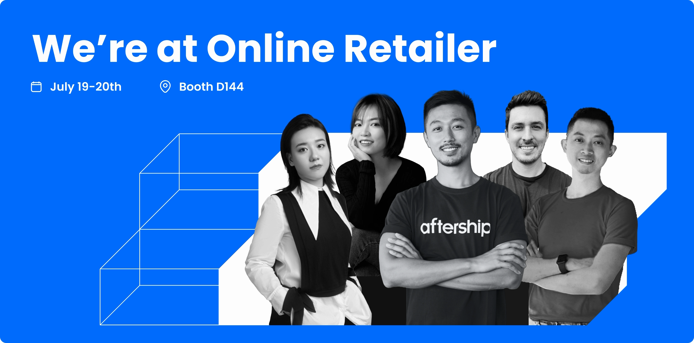 AfterShip social campaign booth layouts